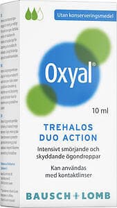 Bausch & Lomb Oxyal Trehalos Duo Action Eye Drops 10ml