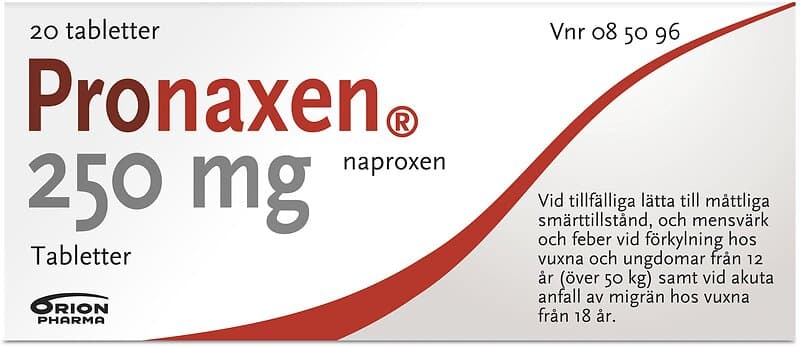 Pronaxen 250mg 20 Tabletter