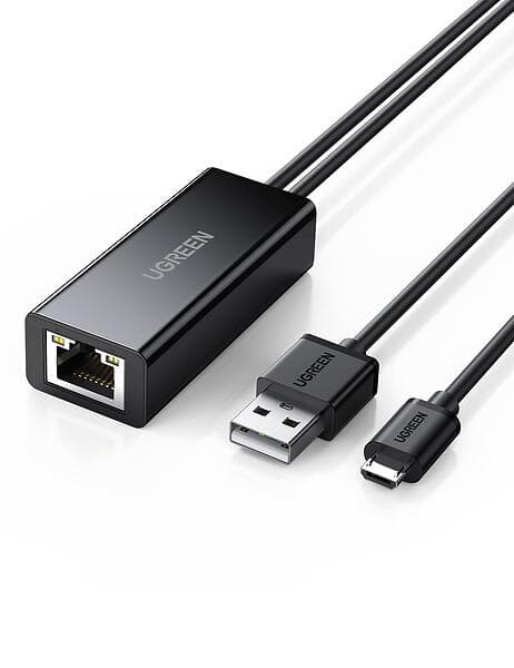 Ugreen microUSB Ethernet Adapter for Chromecast (30985)