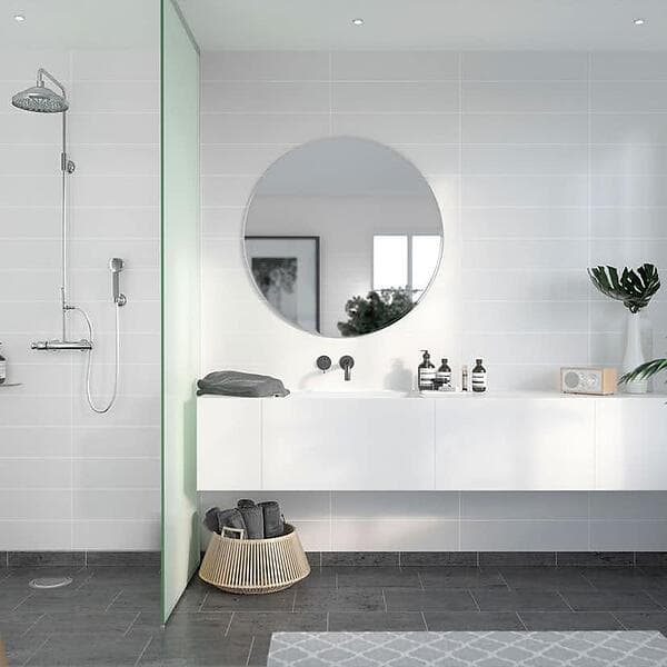 Fibo Våtrumsskiva Rhodos White 1091-M6015 S 62x240cm