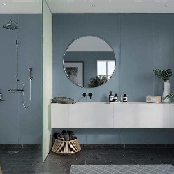 Fibo Våtrumsskiva Dusty Blue 6274-M10 EM 62x240cm