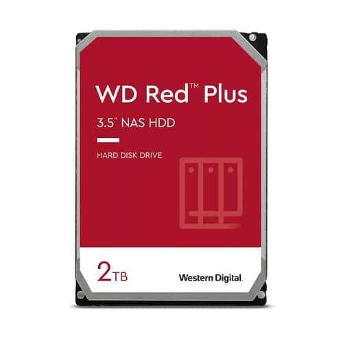 WD Red Plus NAS WDBAVV0020HNC 64MB 2TB