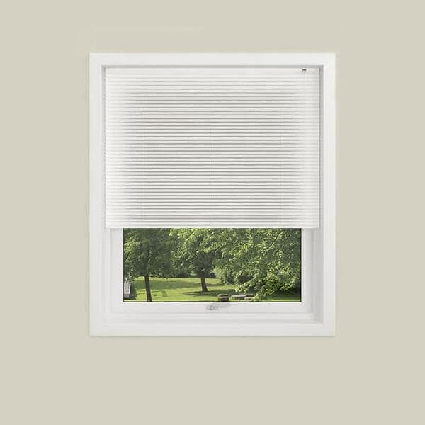 Debel London Plisségardin 90x210 (Vit)