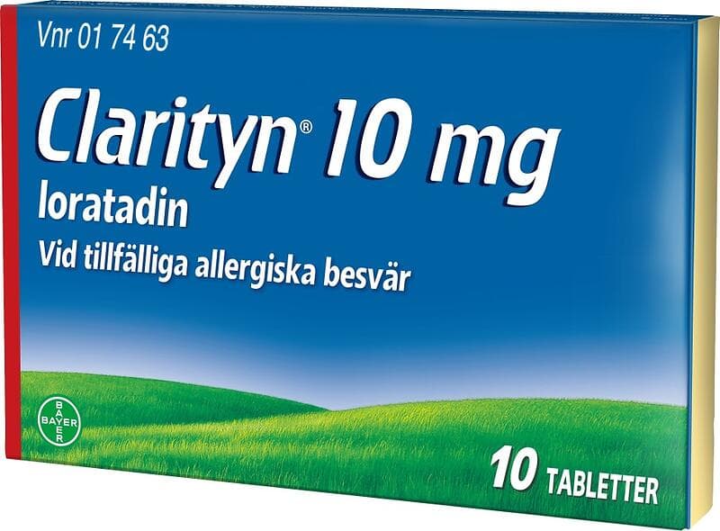 Clarityn 10mg Loratadin 10 Tabletter