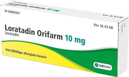 Loratadin Orifarm 10mg 14 Tabletter