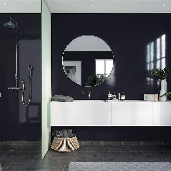 Fibo Våtrumsskiva New York Black 2124-F00 HG 62x240cm