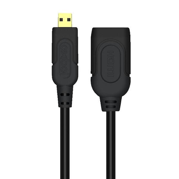 Exibel HDMI Micro - HDMI M-F Adapter 0,2m