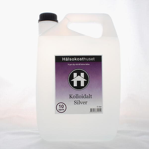 Hälsokosthuset Kolloidalt Silver 10ppm 5L