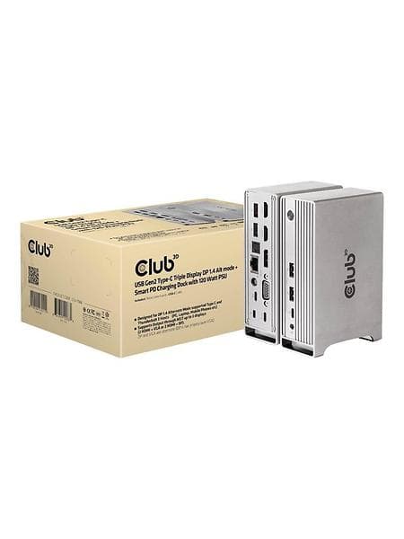 Club 3D USB Type C Gen2 Triple Display Dock