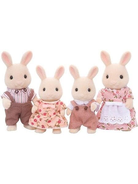 Sylvanian Families Milk Rabbit Family