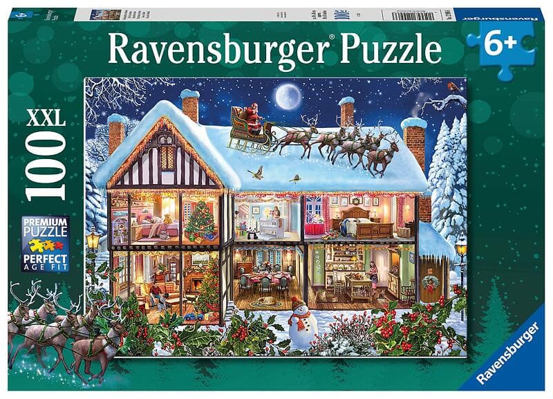 Ravensburger Pussel Jul Hemma 100 Bitar