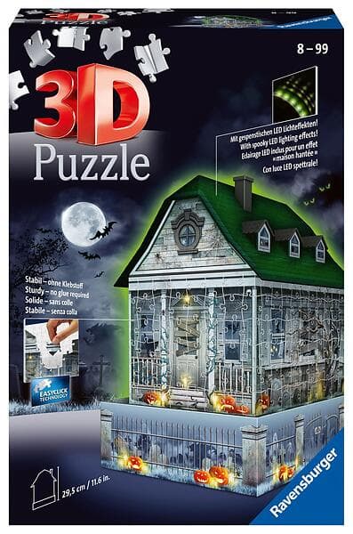 Ravensburger 3D-Pussel Skräckhus På Natten 216 Bitar