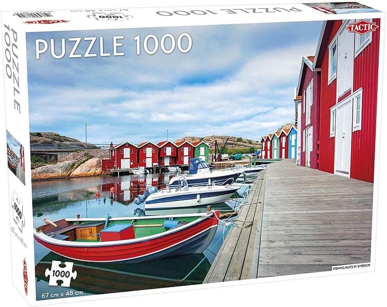 Tactic Pussel Fishing Huts In Smögen 1000 Bitar