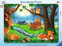 Ravensburger Pussel Frame Sleeping Animals 35 Bitar