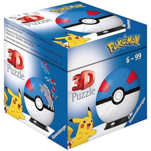 Ravensburger 3D Pusselboll Pokémon 54 Bitar