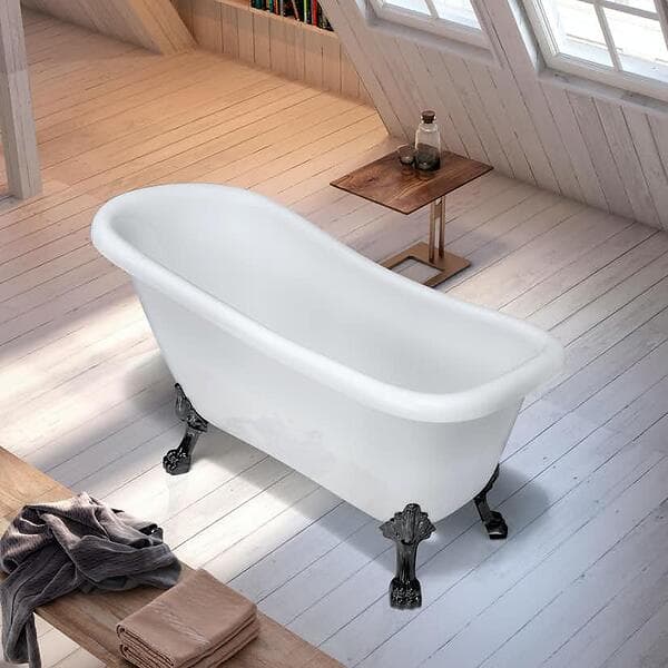 Bathlife Tassbadkar Ideal 153x67 (Vit/Svart)