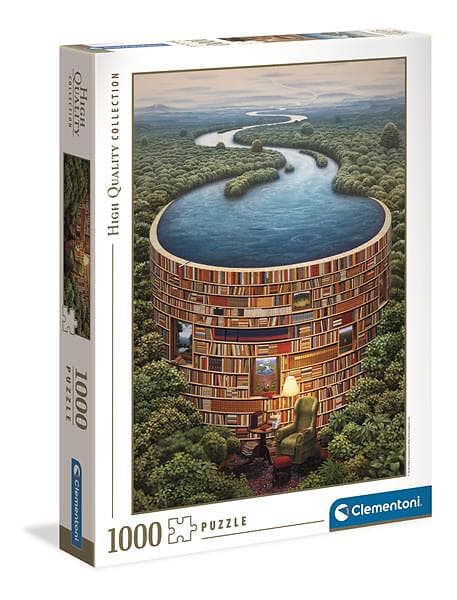 Clementoni Pussel High Quality Collection Bibliodame 1000 Bitar