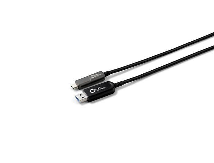 MicroConnect Premium Optic Fiber USB A - USB C 3.1 20m