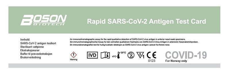 Boson Rapid SARS-CoV-2 Antigentest 1st