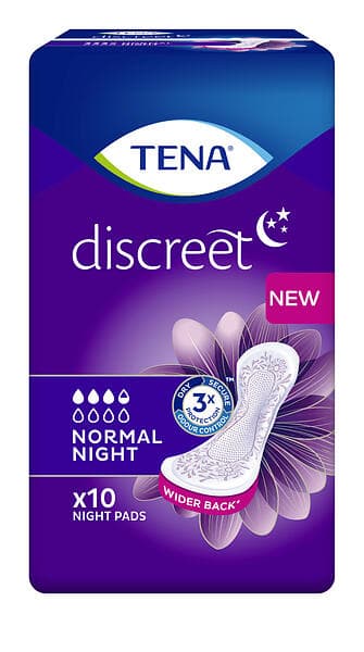 Tena Discreet Normal Night (10-pack)