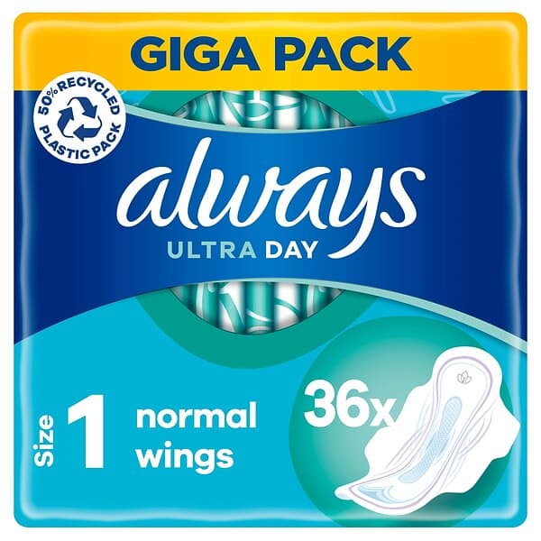 Always Ultra Normal Size 1 Wings (36-pack)