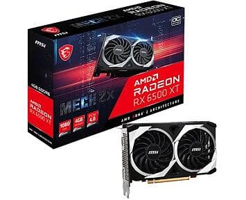 MSI Radeon RX 6500 XT Mech 2X OC HDMI DP 4GB