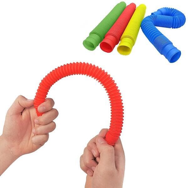 Pop It Fidget Pop Tube 4 Pack