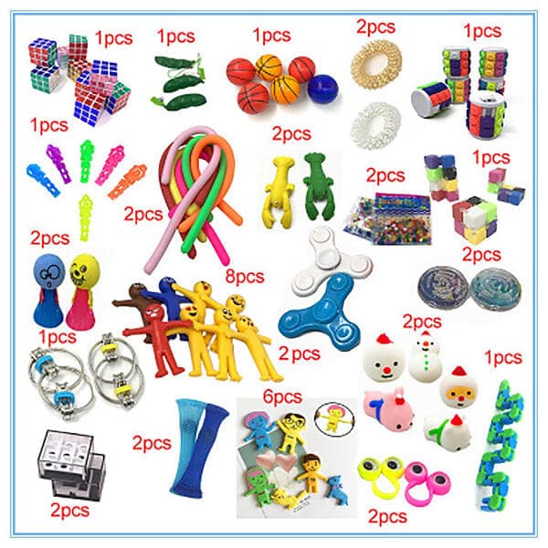 Pop It Fidget Toys Set 50 Pack