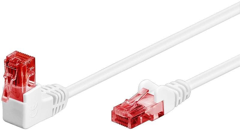 Goobay U/UTP Cat6 RJ45 - RJ45 (angled) 0,5m