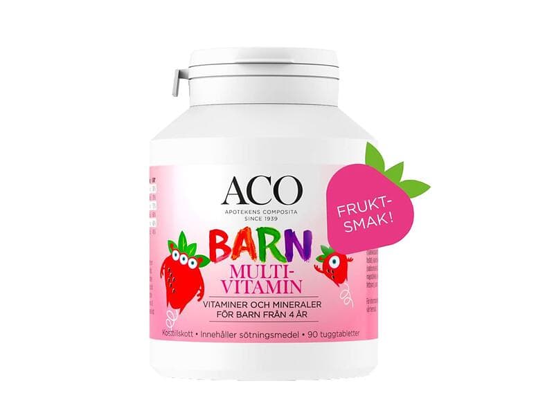 ACO Barn Multivitamin 90 Tabletter