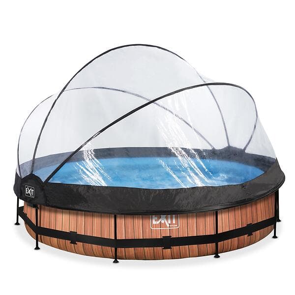 Exit Round Pool with Cover 360x76cm