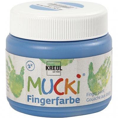 Kreul Mucki Fingerfärg Blå 150ml