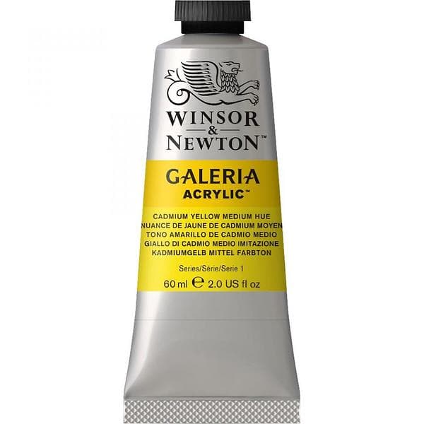 Winsor & Newton Galeria Akrylfärg Cadmium Yellow Medium Hue 120 60ml