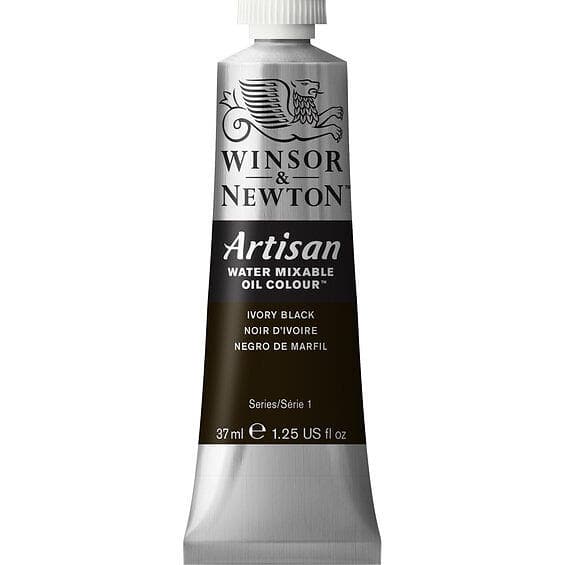 Winsor & Newton Artisan Water Mixable Oljefärg Ivory Black 331 37ml