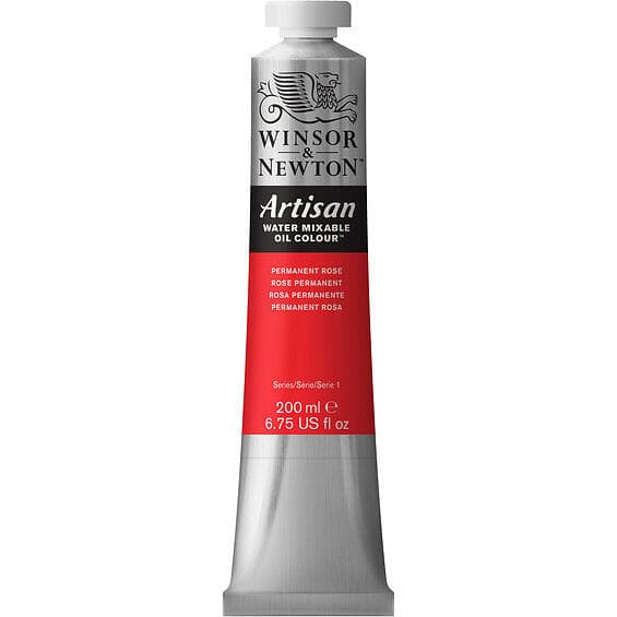 Winsor & Newton Artisan Water Mixable Oljefärg Permanent Rose 502 200ml