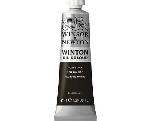Winsor & Newton Winton Oljefärg Ivory Black 331 37ml