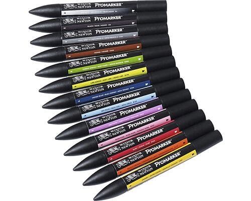 Winsor & Newton Promarker Set 1 Märkpennor 13-pack