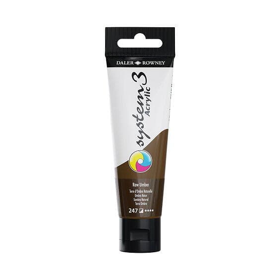 Daler-Rowney System3 Akrylfärg Raw Umber 247 59ml