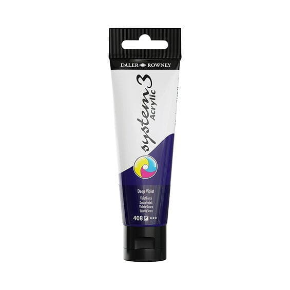 Daler-Rowney System3 Akrylfärg Deep Violet 408 59ml