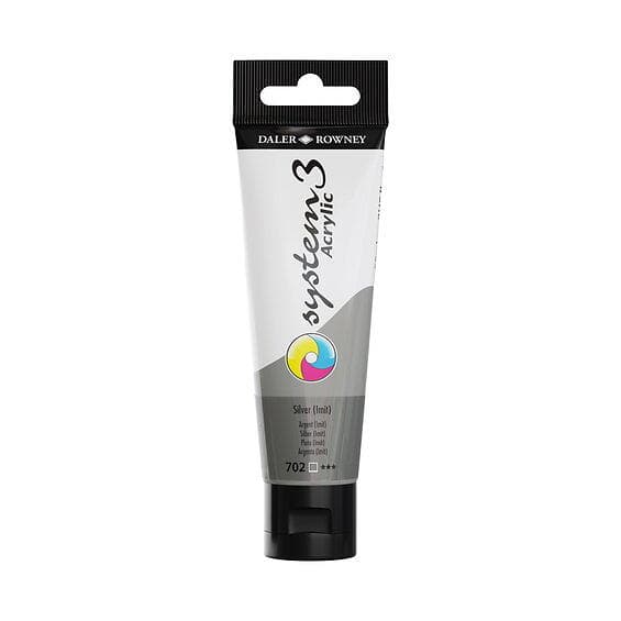 Daler-Rowney System3 Akrylfärg Silver (imit) 702 59ml