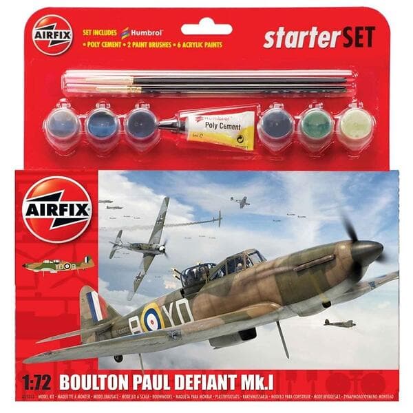 Airfix Boulton Paul Defiant Mk.I Starter Set 1:72