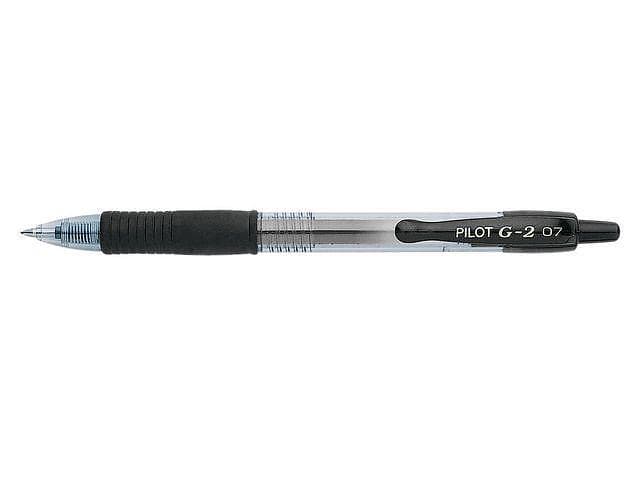 Pilot G-2 0.7 Gelpennor (Svart) 12-pack