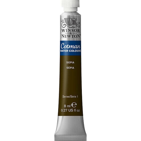 Winsor & Newton Cotman Akvarellfärg Sepia 609 8ml