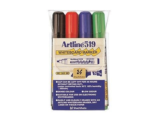 Artline 519 Whiteboardpennor 4-pack