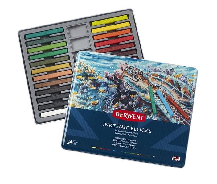 Derwent Inktense Blocks Akvarellkritor 24st