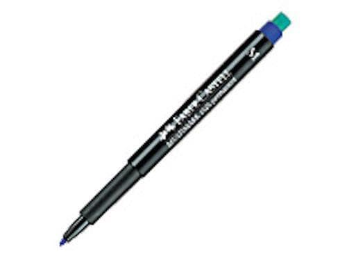 Faber-Castell Multimark 1525 Permanent Märkpennor (Blå) 10-pack