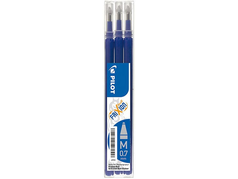 Pilot Frixion Ball Patron 0.7mm (Blå) 3st