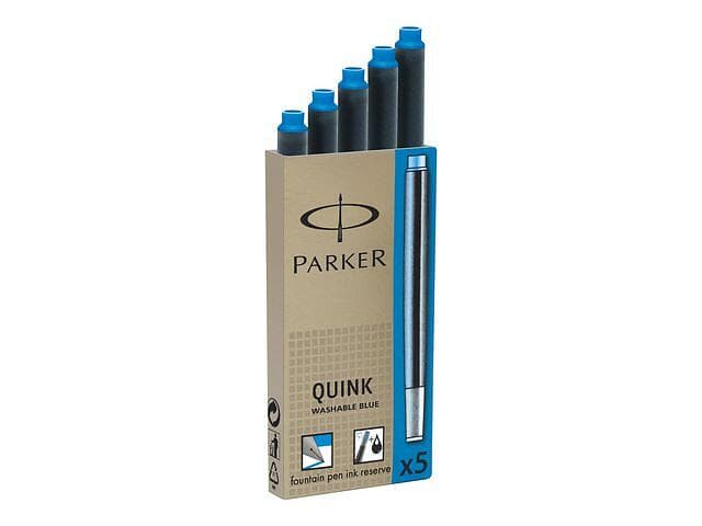 Parker Bläckpatron Quink (Blå) 5st