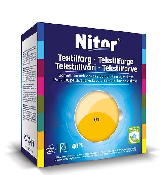 Nitor Textilfärg Solros 01 400/800g