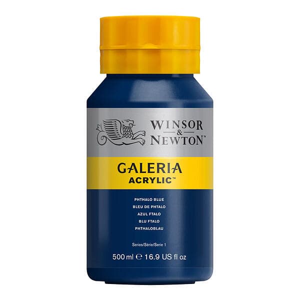 Winsor & Newton Galeria Akrylfärg Phthalo Blue 516 500ml